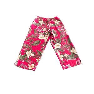 Island Traders wide legs Crop Capri pants size L